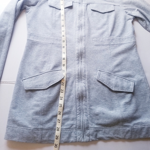 🌸 The North Face| Gray Jersey Cargo Jacket M‎ - Picture 8 of 11